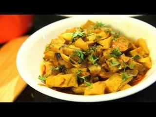 How To Cook Suranachi Bhaji (Elephant Foot Yam) By Archana