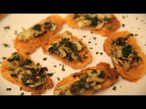Valentine's Day Special Mushroom Melba Toast By Arina