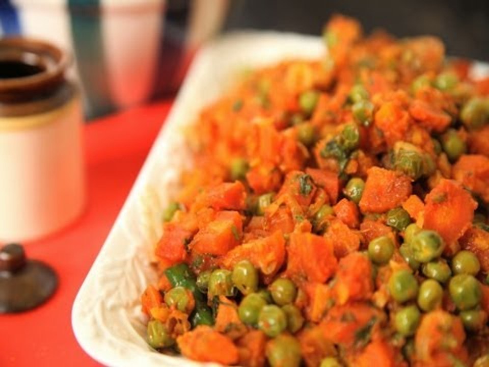Carrots And Peas Sabzi (Vegetable) By Seema