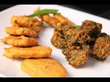 Home-Made Potato And Methi Bhajjiya/Aloo And Methi Pakora (Potato And Fenugreek Crisps) By Archana