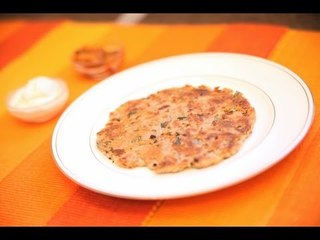 Home-Made Sindhi Masala Koki (Thick Paratha Stuffed With Onions) By Veena