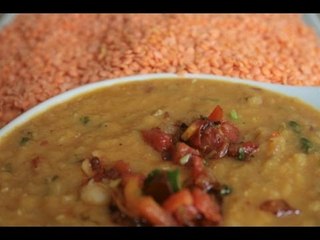 How To Make Home Made Masoor Dal (Red Lentil) By Archana