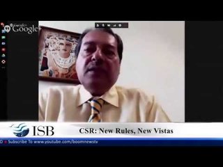 CSR: New Rules, New Vistas || on #IndiaHangOut