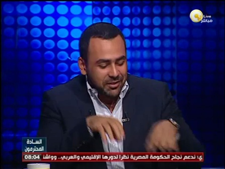 على الهواء .. يوسف الحسيني يهنئ محمد مرعي رئيس...