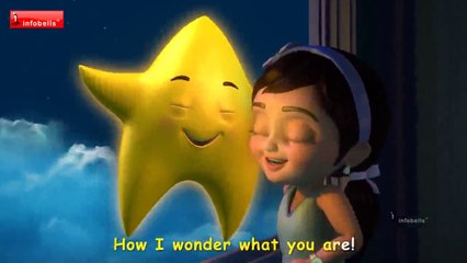 Twinkle Twinkle Little Star - Rhymes with lyrics, Baby Song, Lullaby
