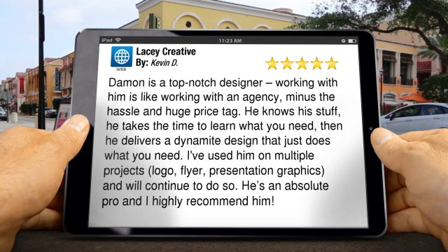 Lacey Creative Minneapolis Outstanding 5 Star Review by Kevin D.