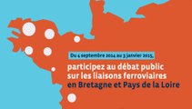 Présentation du débat public sur le projet de liaisons ferroviaires Bretagne-Pays de la Loire