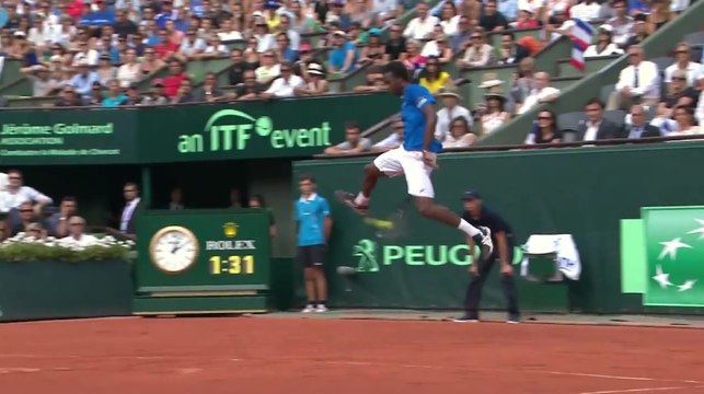l'incroyable coup entre les jambes de Gaël Monfils