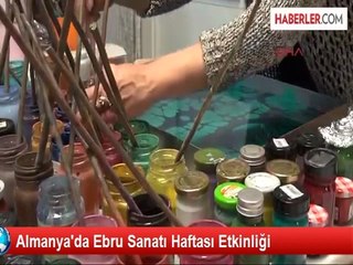 Almanya'da Ebru Sanatı Haftası Etkinliği