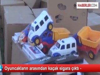 Iğdır'da Oyuncakların Arasından Kaçak Sigara Çıktı