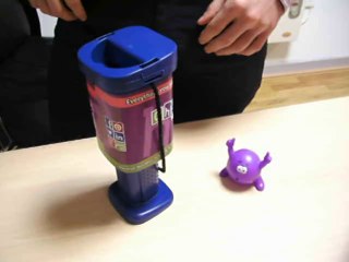 How to open our square handheld charity collection boxes