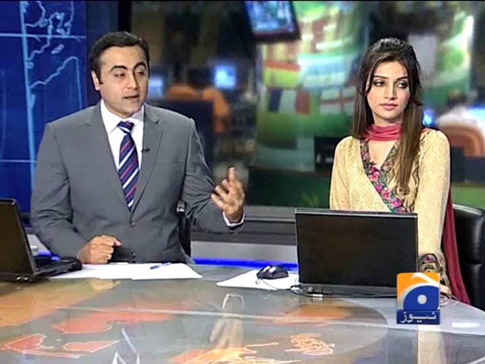 Dukhtar’s Cast at Geo News -15 Sep 2014