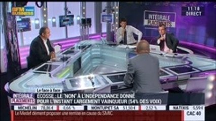 Olivier Delamarche VS Laurent Berrebi: Indépendance de l’Écosse: un risque pour les marchés ?, dans Intégrale Placements - 15/09 2/2