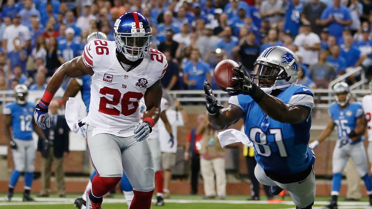 Calvin Johnson's 2 Incredible Touchdowns Vs. Giants