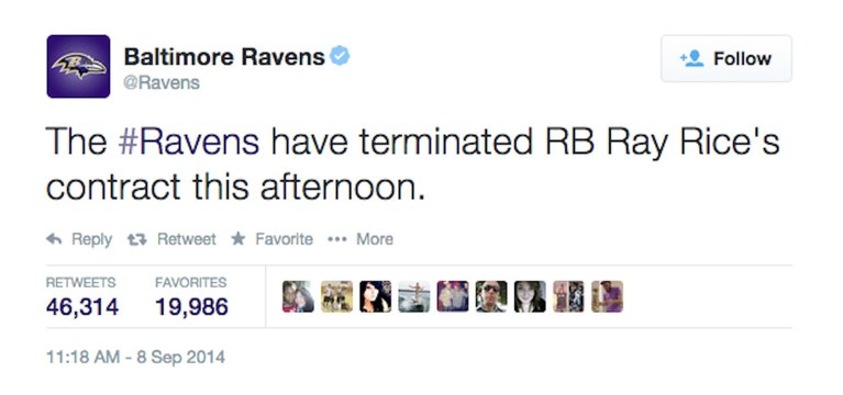 Baltimore Ravens Cut Ray Rice