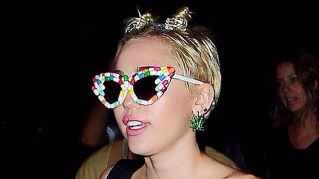Miley Cyrus Wears Pills & Pasties