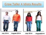Grow Taller 4 Idiots Review - Increase Height Naturally