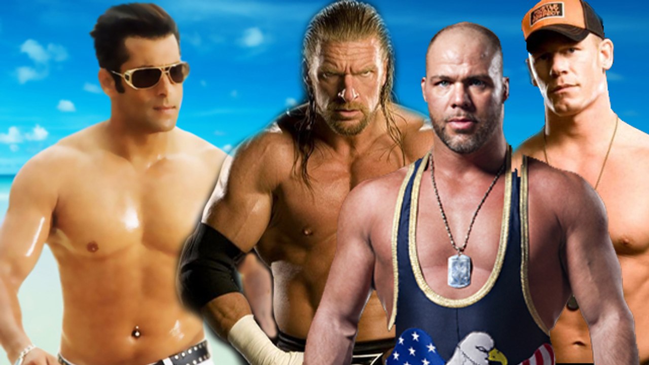 Salman’s Secret Meet With Wrestlers Triple H & John Cena