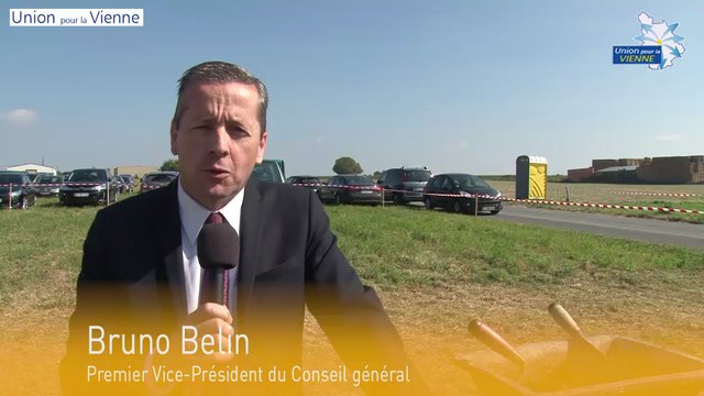 Première pierre du nouveau Village d'Enfants à Monts-sur-Guesnes