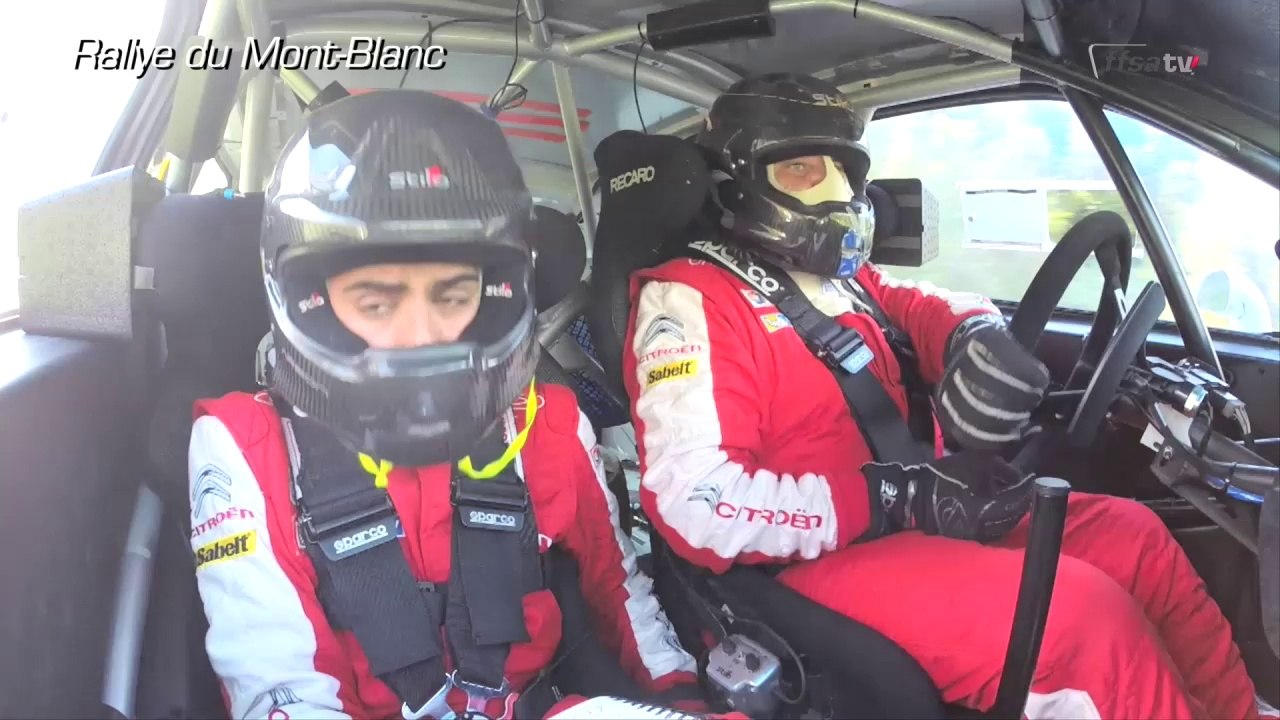 Cédric Robert en spéciale au Rallye du Mont-Blanc