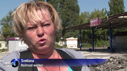 Ukrainians in frontline village hide in basement