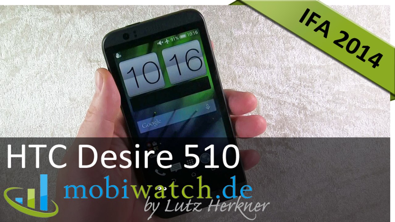 IFA: HTC Desire 510 im Hands-on-Video - Test