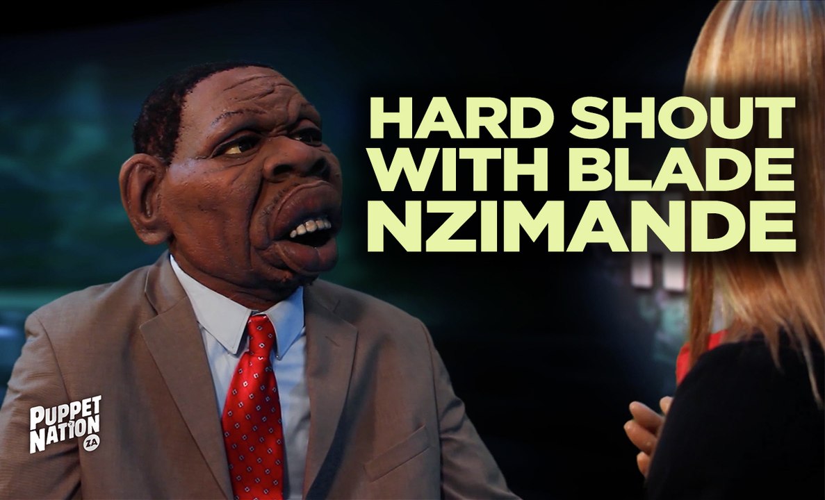 Hard Shout with Blade Nzimande