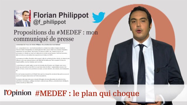 #tweetclash : #Medef, le plan qui choque !