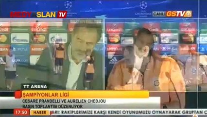 Anderlecht maçı öncesi Prandelli ve Chedjou'nun basın toplantısı!