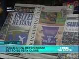 Scottish independence referendum in final stretch