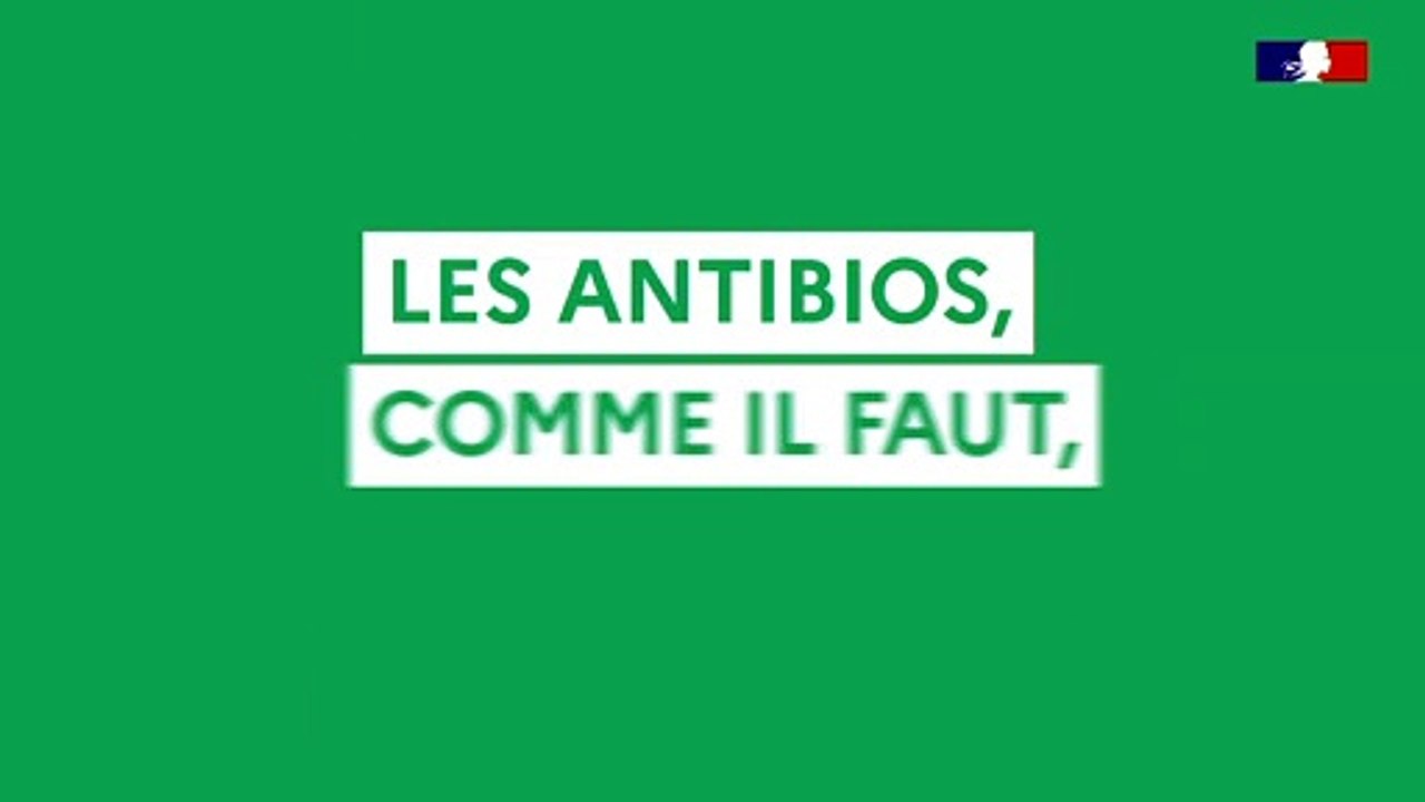 Les antibiotiques, pour nous non plus, c'est pas automatique !