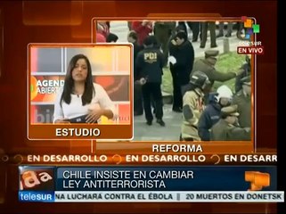 Chile: Estado propone endurecer penas con cambio a Ley Antiterrorista
