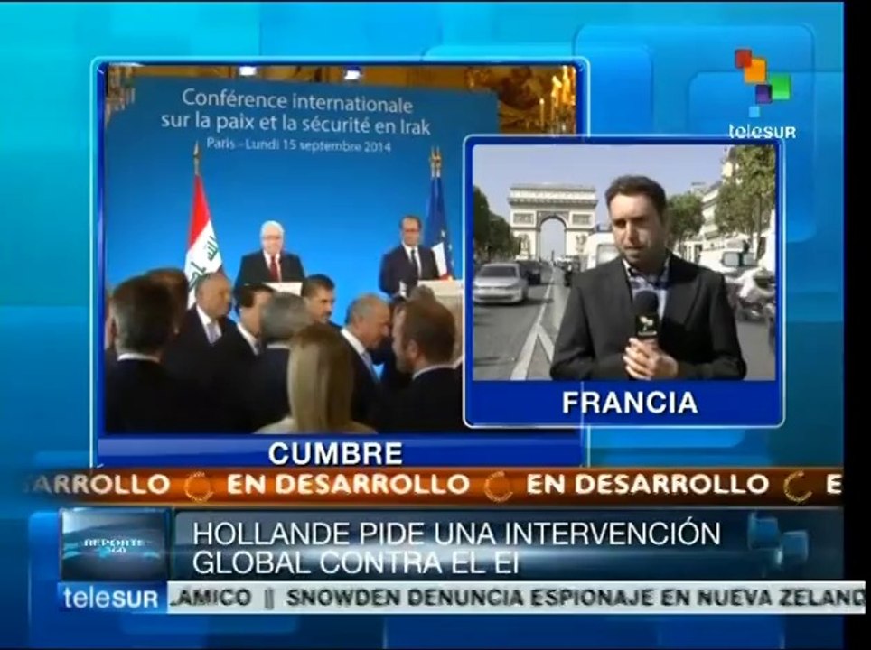 Francia toma la batuta en conferencia internacional contra terrorismo