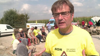 Ferme des 1.000 vaches: poursuite du blocage