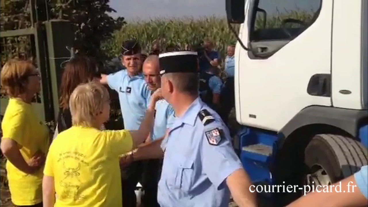 Blocage de la collecte de lait à la ferme des Milles vaches