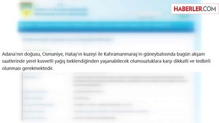 Meteoroloji Açıkladı: Yağışlı Hava Geliyor