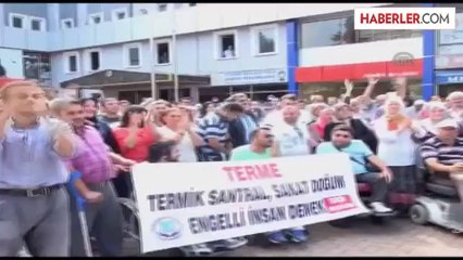 Terme'de "Termik Santrale Hayır" mitingi -