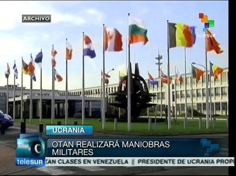 OTAN inicia ejercicios militares en Ucrania, Rusia los condena