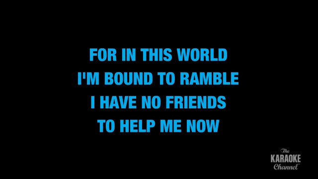 I Am A Man Of Constant Sorrow in the Style of _The Soggy Bottom Boys_ with lyrics (with lead vocal)