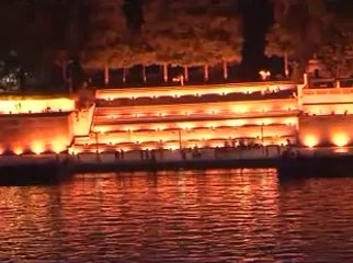 Ahmedabad's River Front studded with LED lights for VVIPs to Gujarat