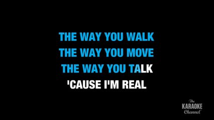 I'm Real (Radio Version) in the Style of _Jennifer Lopez feat. Ja Rule_ with lyrics (no lead vocal)