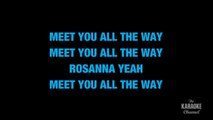 Rosanna in the Style of _Toto_ karaoke video with lyrics (no lead vocal)