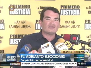 PJ denuncia intención de adelantar parlamentarias