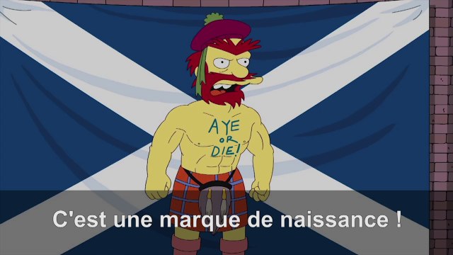 Indépendance de l'Écosse : Willie le jardinier des Simpsons prend parti