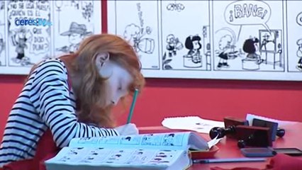Quino pide que "vivamos todos en paz" como deseo en 50 cumpleaños de Mafalda
