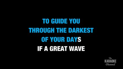 Wherever You Will Go (Radio Version) in the Style of _The Calling_ with lyrics (no lead vocal)