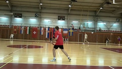 Speedminton - Belgrade June 2011 - Mata (Serbia) vs Mocaer (France)