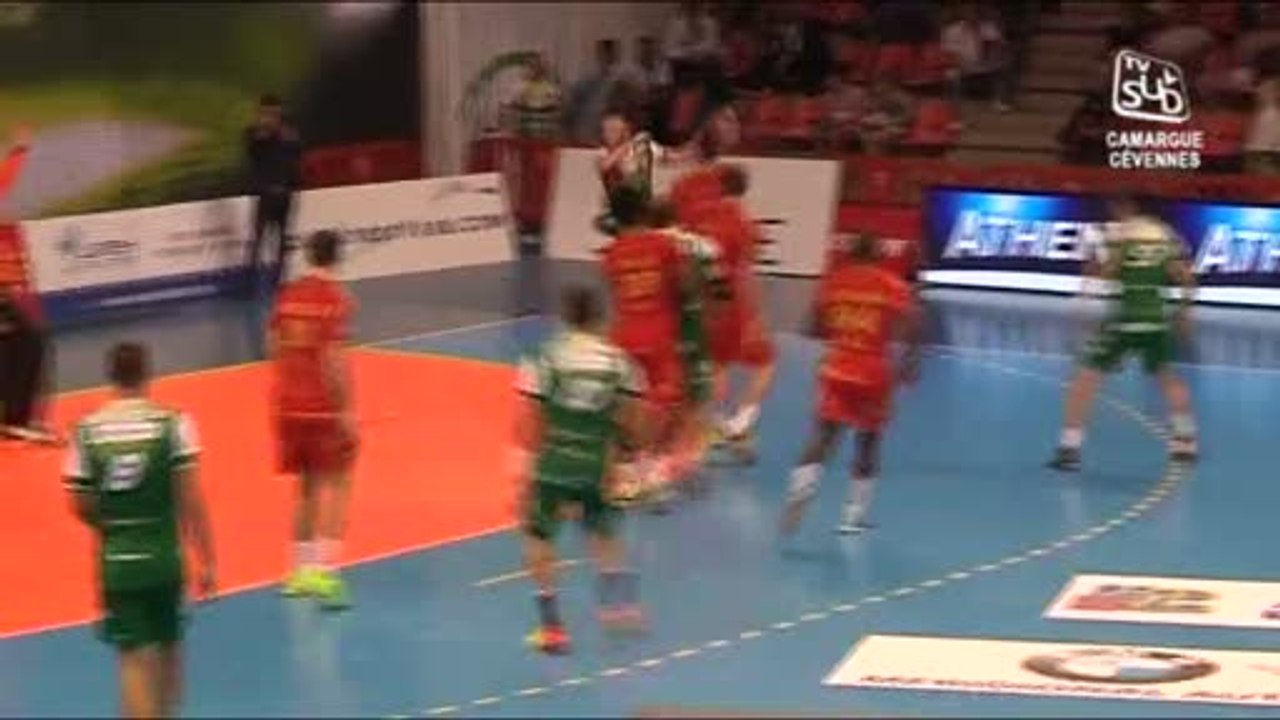 Handball: Victoire de l'USAM Nîmes contre Tremblay en France