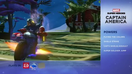 Disney Infinity 2.0 : Marvel Super Heroes - Présentation de Captain America