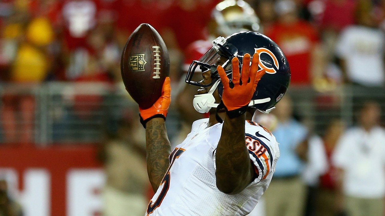 Brandon Marshall's One-Handed Touchdown Catch Against 49ers, Kisses Jay Cutler